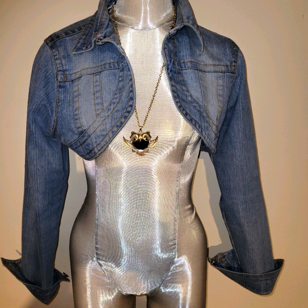 Blue Jean Crop Jacket